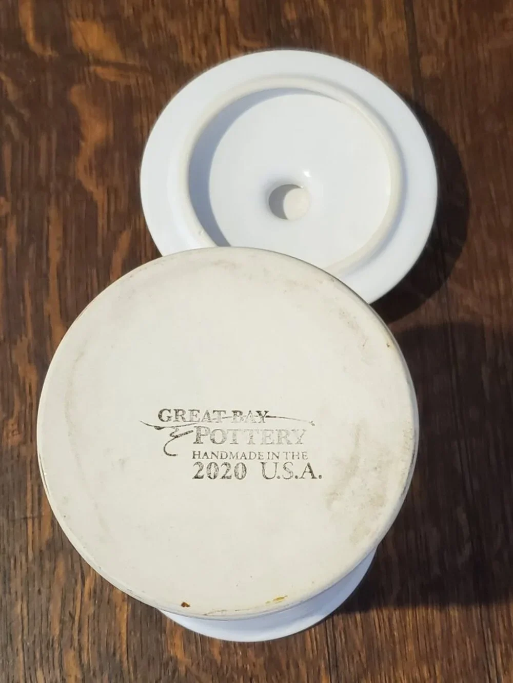King Arthur Baking Company Logo Stoneware Sourdough Crock with Lid - Picture 5 of 7